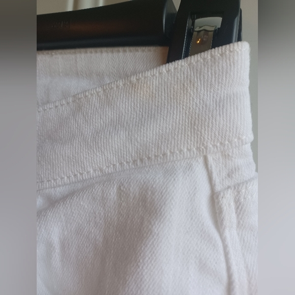 L'AGENCE Women's Margot High-Rise Skinny Ankle Jeans in Blanc Size 23 - Picture 5 of 10